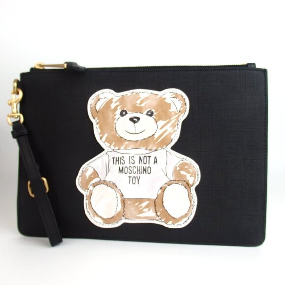 Authentic MOSCHINO Clutch bag PVC [Used] - Picture 1 of 10